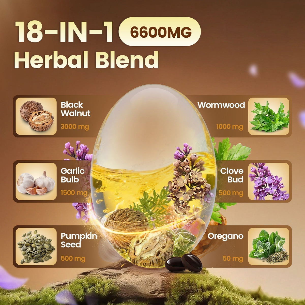 Black Walnut Wormwood Capsules
