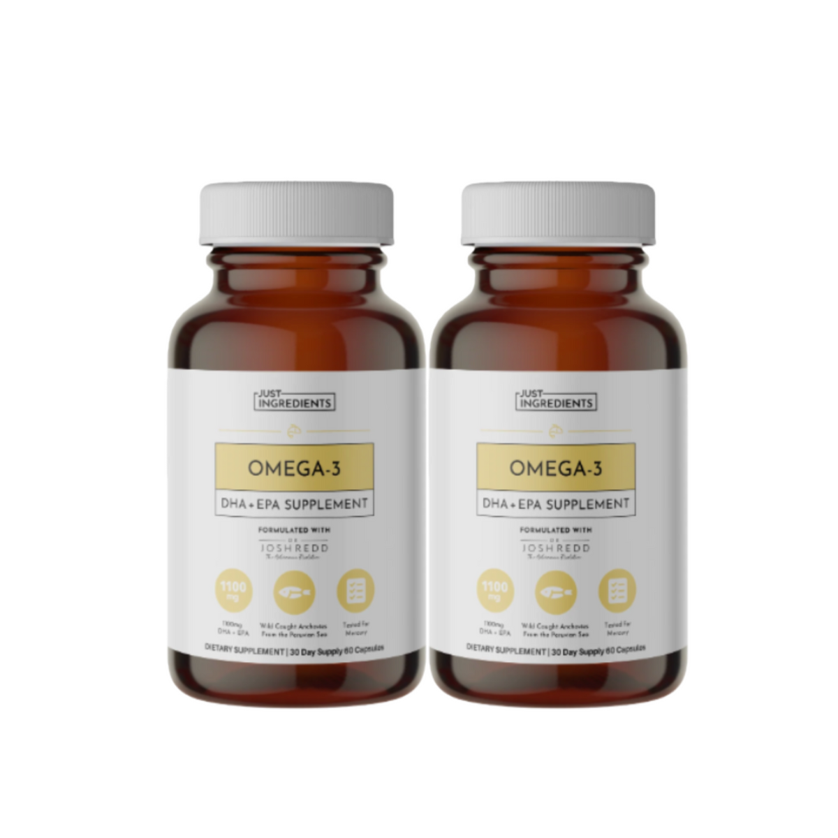 Ingredients Omega-3 EPA/DHA Supplement | Sourced from Wild Peruvian Anchovies