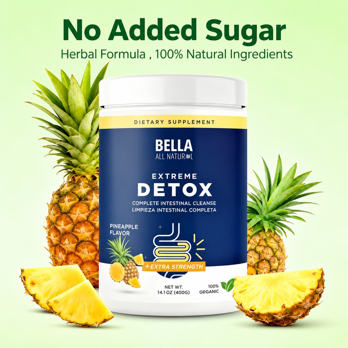 Extreme Detox Powder (Pineapple) – Sleep Balance, Detox & Skin Radiance