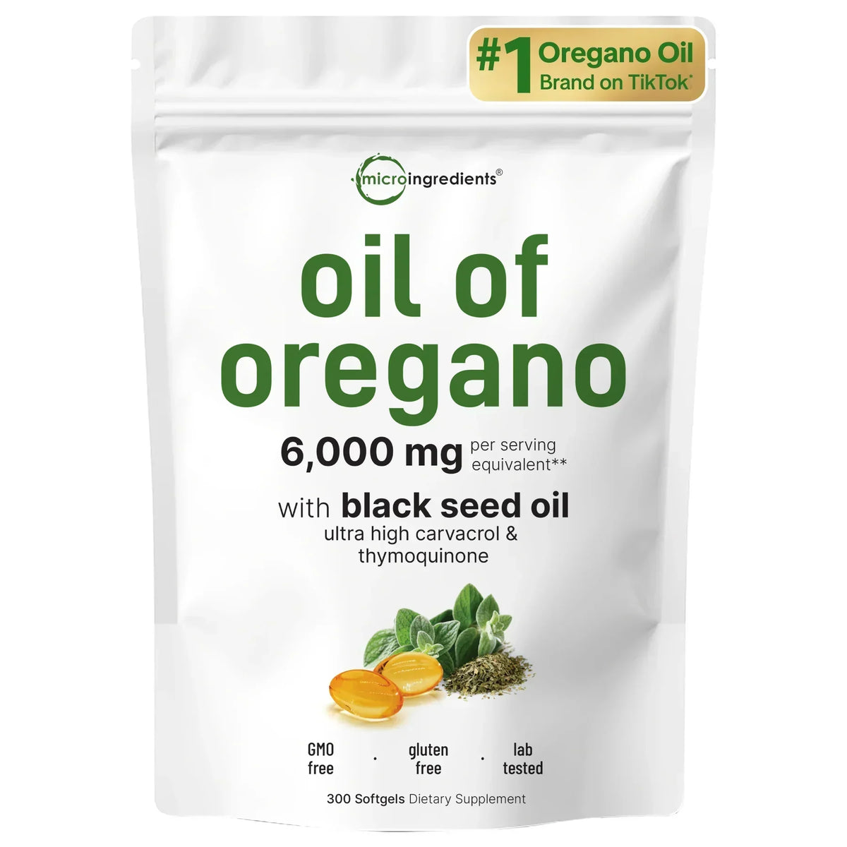 Oregano Oil with Black Seed Oil  Powerful Immune Support