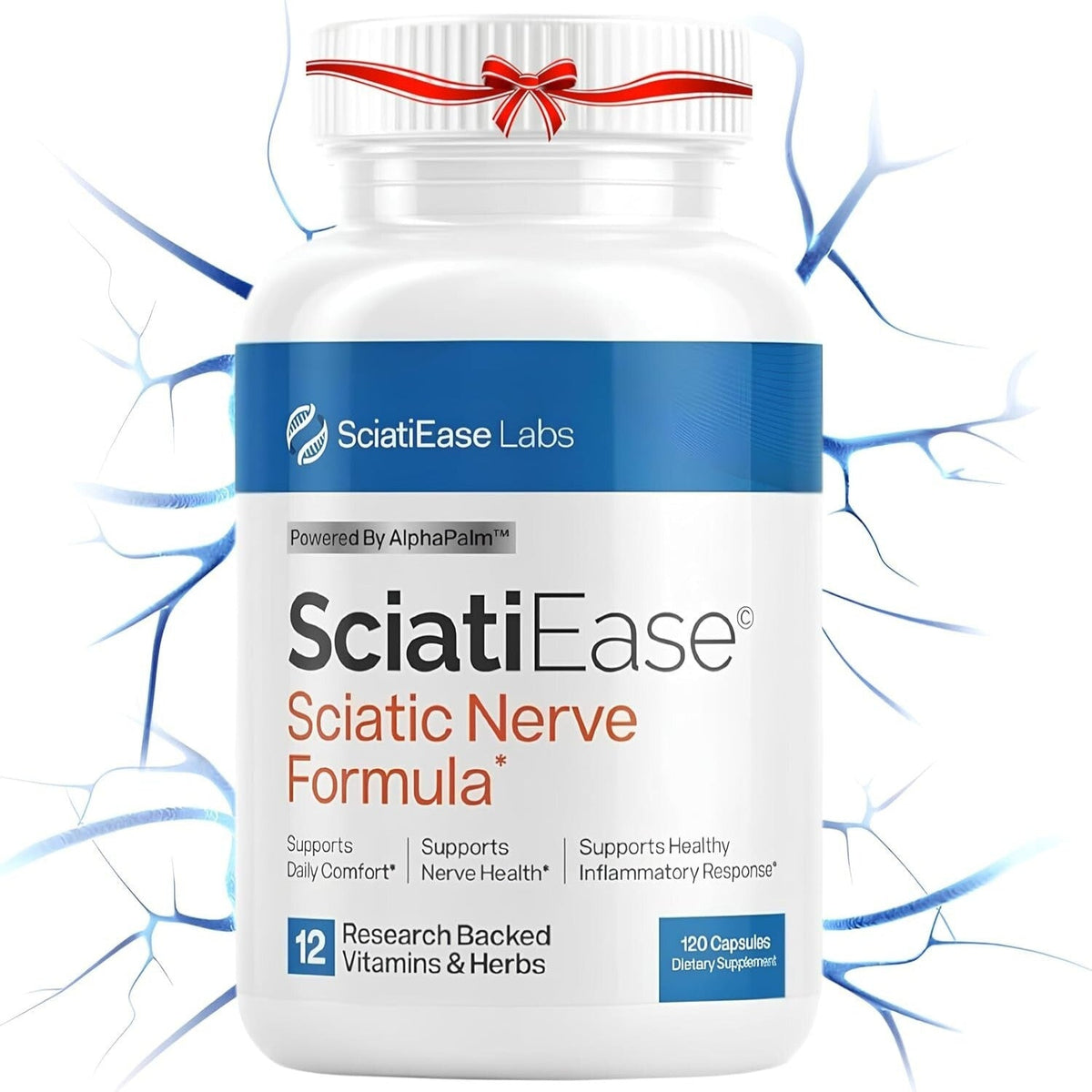 SciatiEase Labs Sciatic Ease Nerve Formula - Nervous System Health, Antioxidant