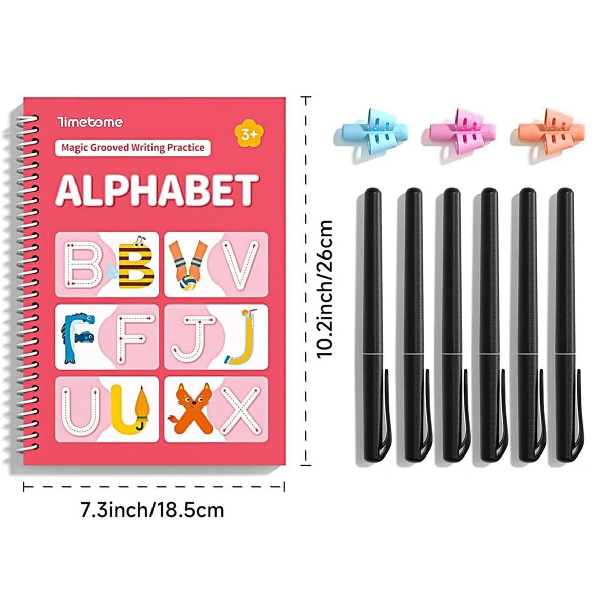 Magic Grooved Writing Practice Books for Kids 3-8 Reusable Copybooks