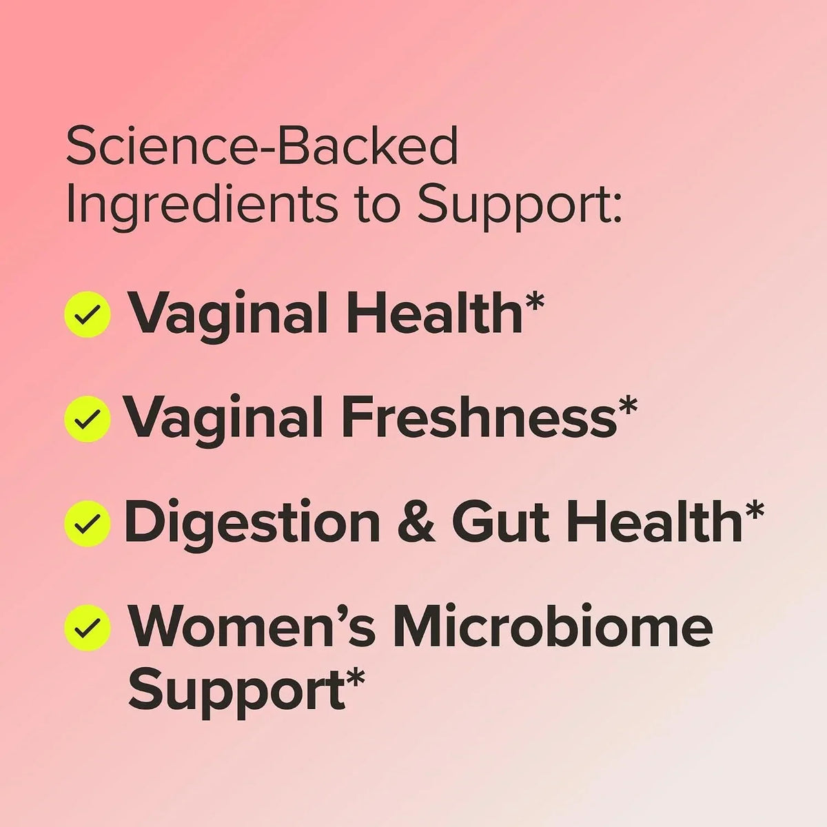 URO Vaginal Probiotic Gummies for Odor, Flora, & Ph Balance – 30-Day Supply