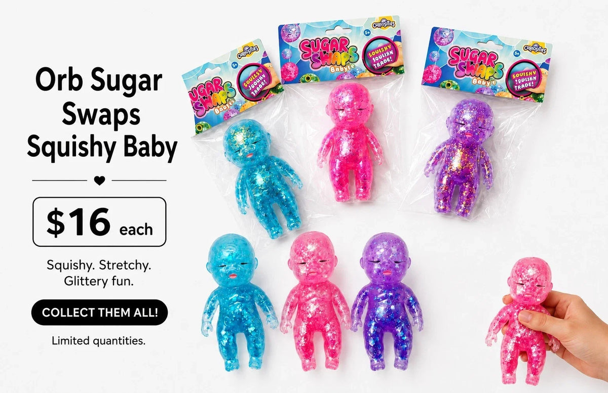 ORB Sugar Swaps Squishy Baby Glitter Squeeze Toy