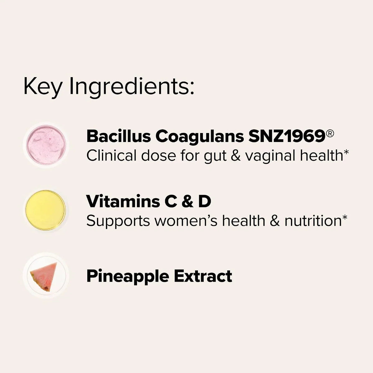 URO Vaginal Probiotic Gummies for Odor, Flora, & Ph Balance – 30-Day Supply