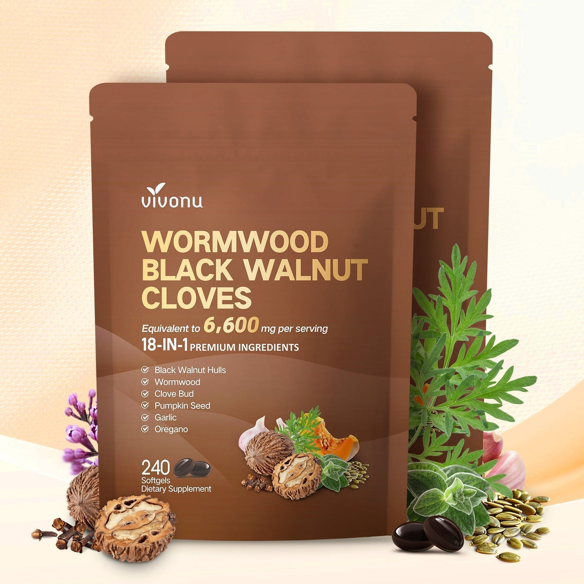 Black Walnut Wormwood Capsules